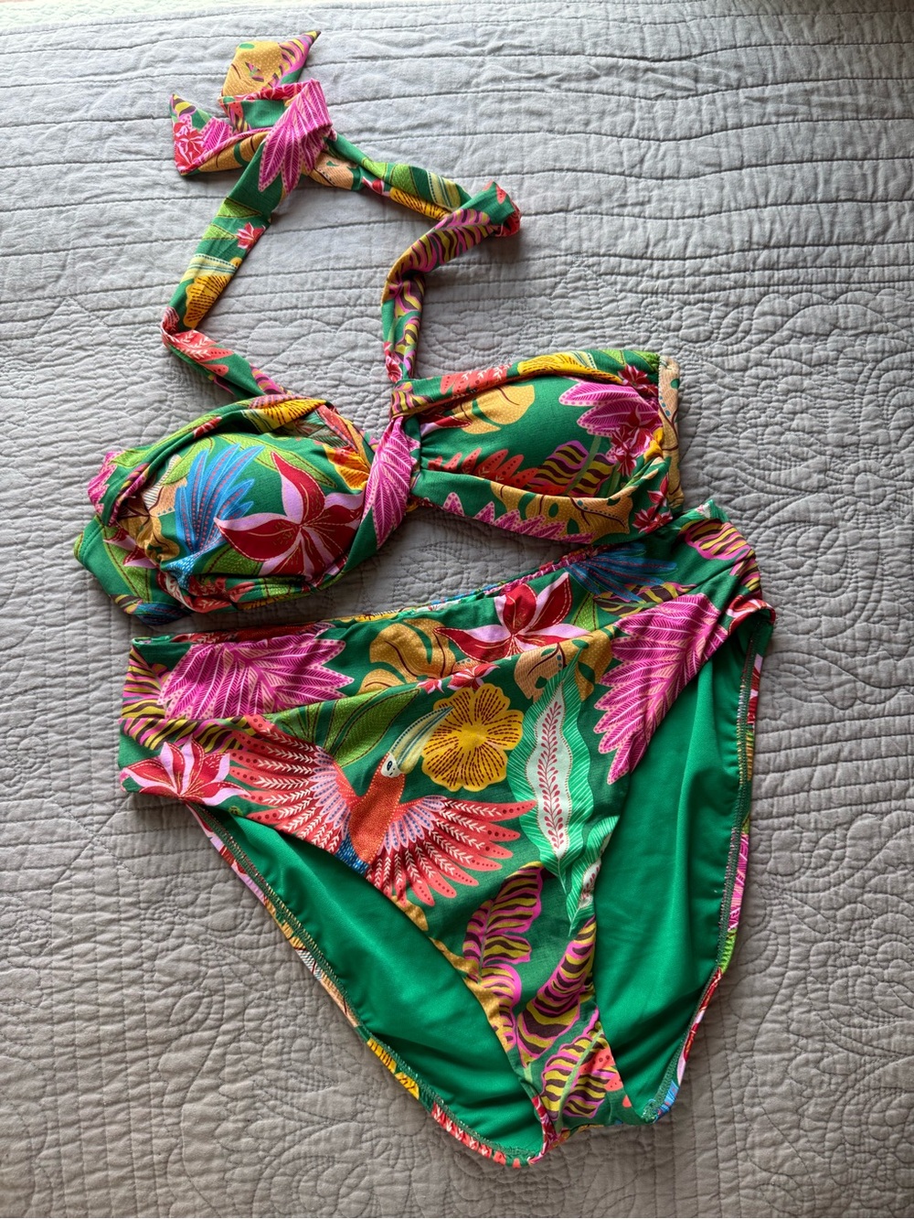 Tropical Print Bikini